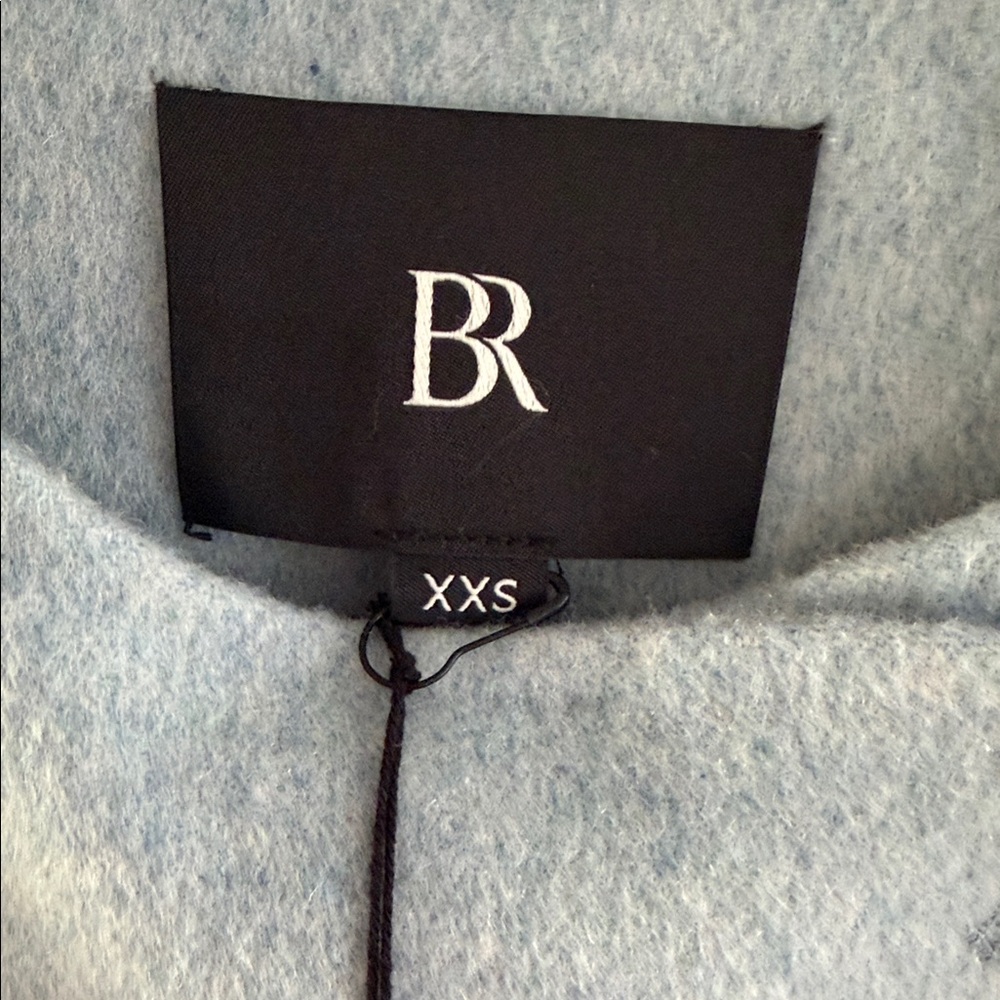 Banana Republic Wool cropped boxy jacket in Sea Glass Heather Blue. NWT fits XS* - Picture 7 of 13